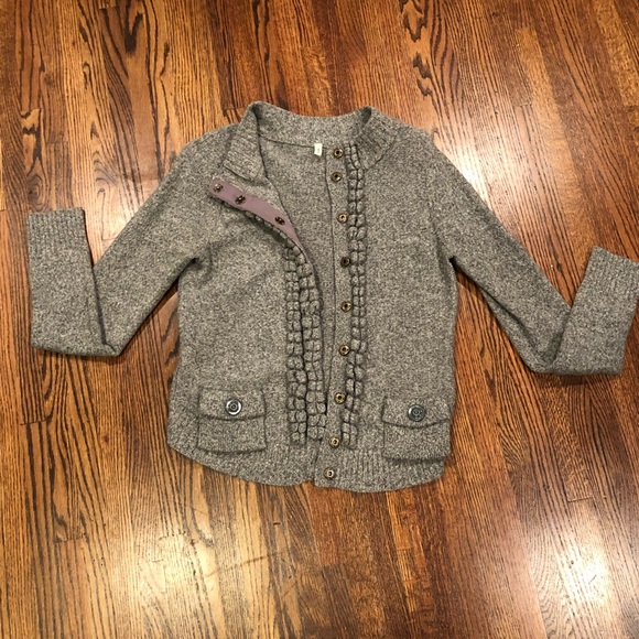 Anthropologie Sweaters - Anthropologie grey sweater M